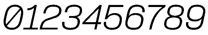 PPFormula LightItalic Instance Font OTHER CHARS