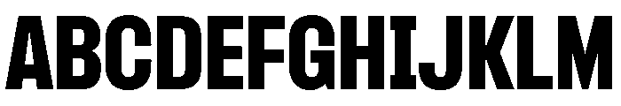 PPFormula NarrowBlack Instance Font UPPERCASE