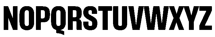 PPFormula NarrowBlack Instance Font UPPERCASE
