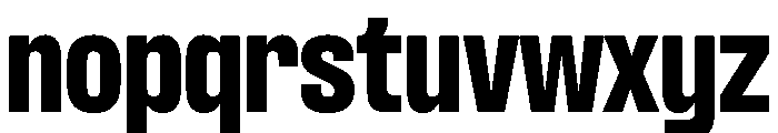 PPFormula NarrowBlack Instance Font LOWERCASE