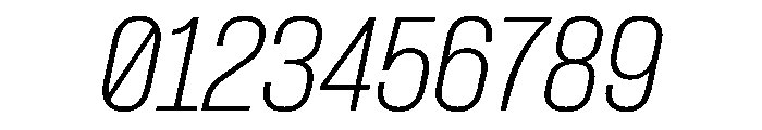 PPFormula NarrowThinItalic Instance Font OTHER CHARS
