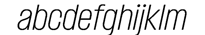 PPFormula NarrowThinItalic Instance FONT