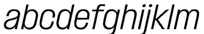 PPFormula SemiCondensedLightItalic Instance FONT