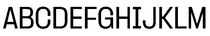 PPFormula SemiCondensedRegular Instance Font UPPERCASE