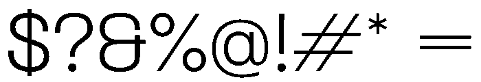 PPFormula SemiExtendedLight Instance Font OTHER CHARS