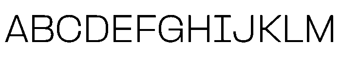 PPFormula SemiExtendedLight Instance Font UPPERCASE