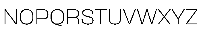 PPFormula SemiExtendedThin Instance Font UPPERCASE