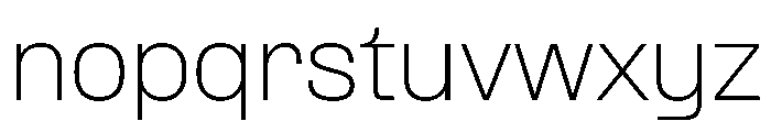 PPFormula SemiExtendedThin Instance Font LOWERCASE