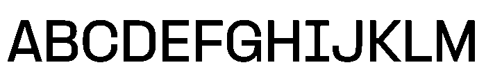 PPFormula Semibold Instance Font UPPERCASE