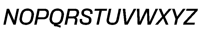 PPFormula SemiboldItalic Instance Font UPPERCASE