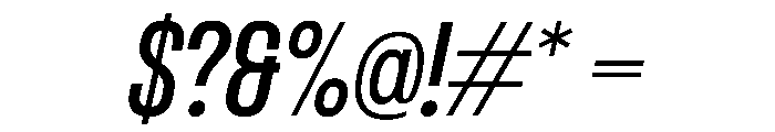 PPFormulaCondensed MediumItalic Instance Font OTHER CHARS