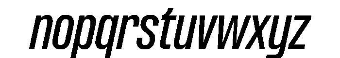 PPFormulaCondensed MediumItalic Instance Font LOWERCASE