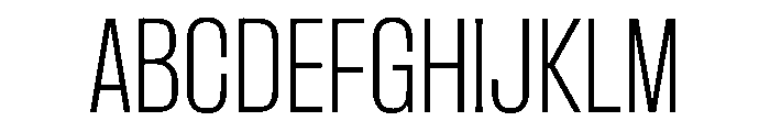 PPFormulaCondensed Thin Instance Font UPPERCASE