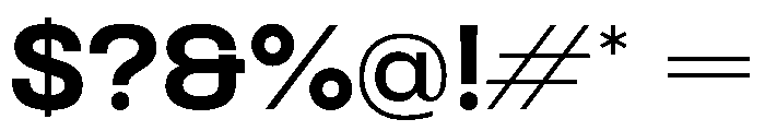 PPFormulaExtended Black Instance Font OTHER CHARS
