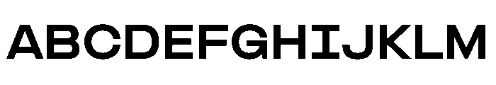 PPFormulaExtended Black Instance Font UPPERCASE