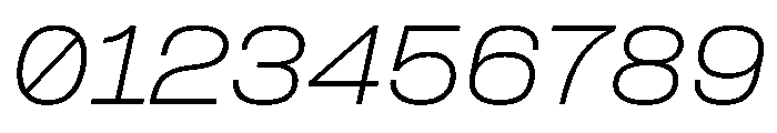 PPFormulaExtended ExtralightItalic Instance Font OTHER CHARS