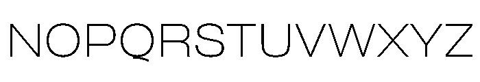 PPFormulaExtended Thin Instance Font UPPERCASE