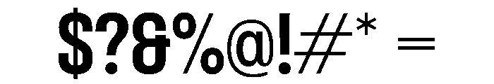 PPFormulaNarrow Bold Instance Font OTHER CHARS