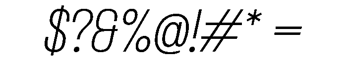 PPFormulaNarrow ThinItalic Instance Font OTHER CHARS