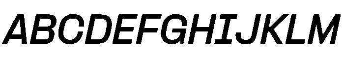 PPFormulaNormal BoldItalic Instance Font UPPERCASE