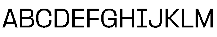 PPFormulaNormal Regular Instance Font UPPERCASE
