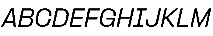 PPFormulaNormal RegularItalic Instance Font UPPERCASE