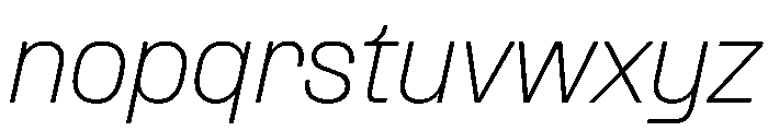 PPFormulaNormal ThinItalic Instance Font LOWERCASE