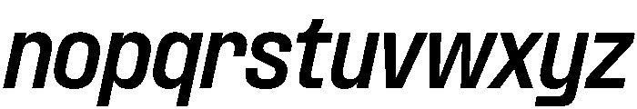 PPFormulaSemiCondensed BoldItalic Instance Font LOWERCASE