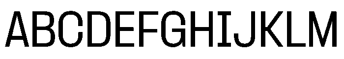 PPFormulaSemiCondensed Regular Instance Font UPPERCASE