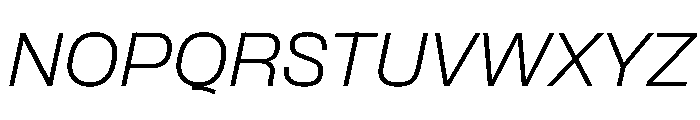 PPFormulaSemiExtended LightItalic Instance Font UPPERCASE