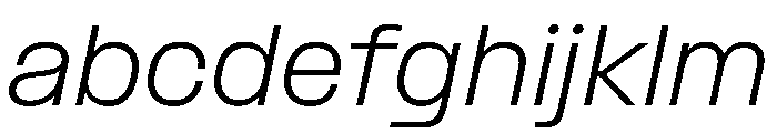 PPFormulaSemiExtended LightItalic Instance FONT
