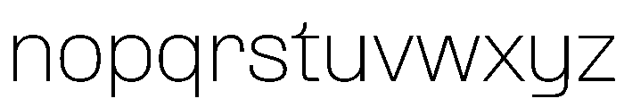 PPFormulaSemiExtended Thin Instance Font LOWERCASE