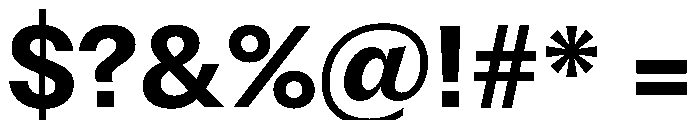 PPFragment SansBold Instance Font OTHER CHARS