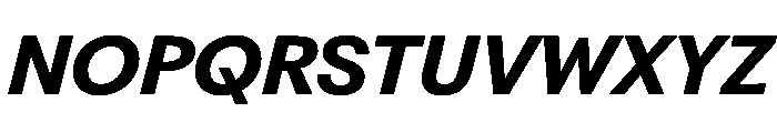 PPFragment SansBoldItalic Instance Font UPPERCASE