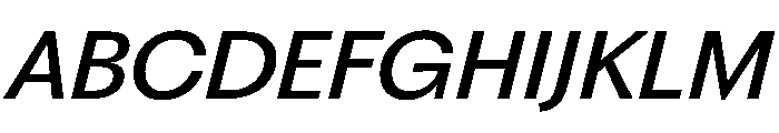 PPFragment SansMediumItalic Instance Font UPPERCASE