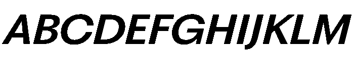PPFragment SansSemiBoldItalic Instance Font UPPERCASE