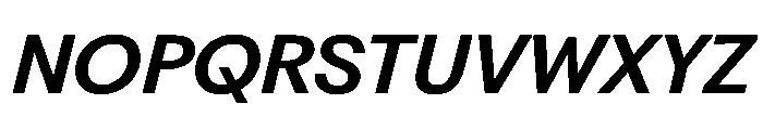 PPFragment SansSemiBoldItalic Instance Font UPPERCASE