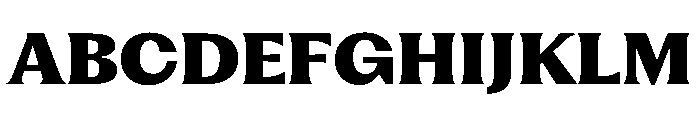 PPFragmentGlare Black Instance Font UPPERCASE