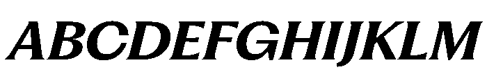 PPFragmentGlare BoldItalic Instance Font UPPERCASE