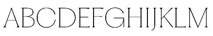 PPFragmentGlare Thin Instance Font UPPERCASE
