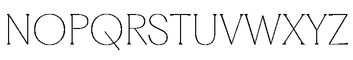 PPFragmentGlare Thin Instance Font UPPERCASE