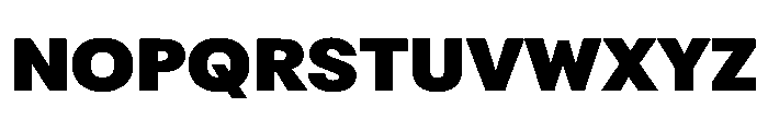 PPFragmentSans Black Instance Font UPPERCASE