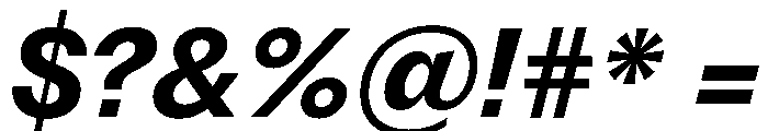 PPFragmentSans BoldItalic Instance Font OTHER CHARS