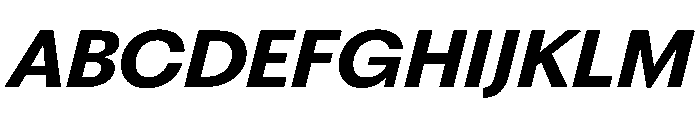 PPFragmentSans BoldItalic Instance Font UPPERCASE