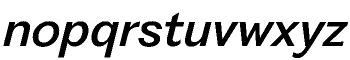 PPFragmentSans MediumItalic Instance Font LOWERCASE