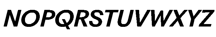 PPFragmentSans SemiBoldItalic Instance Font UPPERCASE