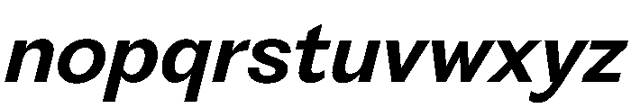 PPFragmentSans SemiBoldItalic Instance Font LOWERCASE