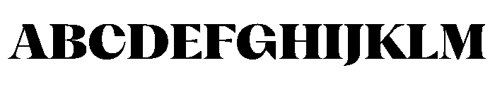 PPFragmentSerif Black Instance Font UPPERCASE
