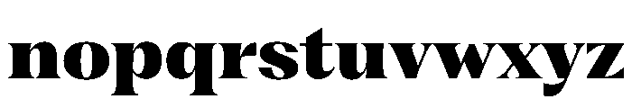 PPFragmentSerif Black Instance Font LOWERCASE