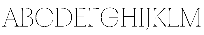 PPFragmentSerif Thin Instance Font UPPERCASE